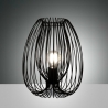 Moderne tafellamp met metalen kooi Camp-T Aanbod