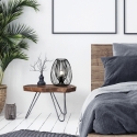 Moderne tafellamp met metalen kooi Camp-T Korting