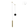 Moderne metalen LED-hanglamp met cilindrische diffuser Prado-D Aanbieding
