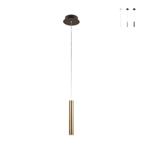 Lampe LED suspendue moderne avec diffuseur tubulaire Prado-C Promotion