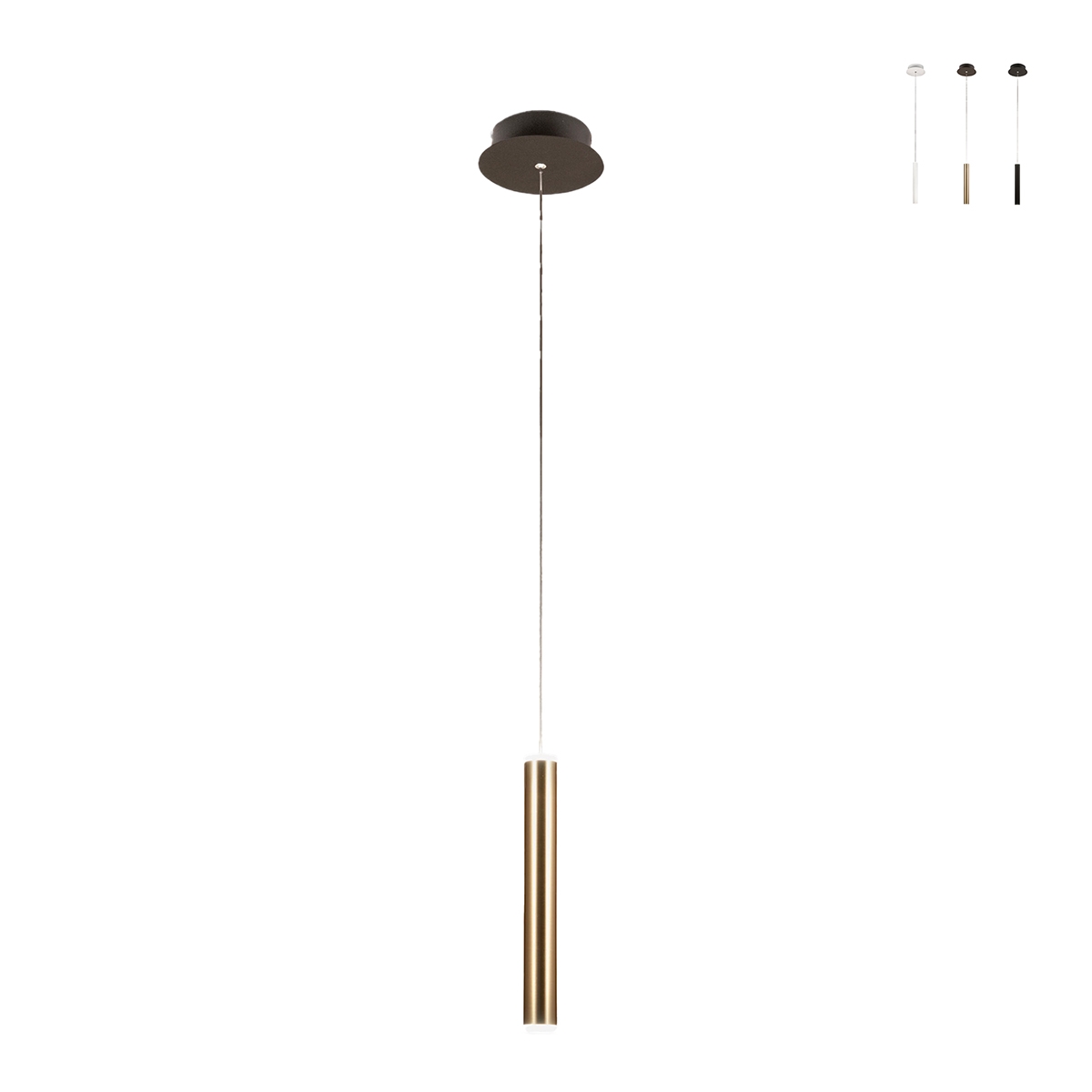 Moderne LED hanglamp met cilindrische diffuser Prado-C Aanbieding Moderne LED hanglamp met cilindrische diffuser Prado-C Aanbieding