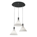 Hanglamp voor woonkamer met 3 lichten in klassieke stijl Vincent-CS Korting