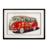 Tableau vintage collage effet 3D 70x50cm camionnette années 60-70 Arti Offre