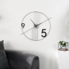 Horloge murale design moderne minimaliste 65x60cm en métal Rondo Vente