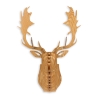 Decoratieve wandversiering rendierkop 3D-puzzel in MDF-hout Fira Catalogus