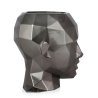 Design bloempot van glasvezel met metaleffect vrouwelijke gezicht Ruzid-M Aanbod