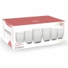 Ensemble de 6 verres à eau transparents 300 ml en verre soufflé Acapulco Promotion