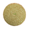 Set van 6 ronde placemats van gevlochten stro Ø38cm Spiral Color Catalogus