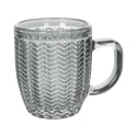 Set van 6 gekleurde glazen espressokopjes 90ml Geometrie C Prijs