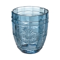 Ensemble de 6 verres à eau 265ml en verre décor arabesque Syrah Ocean Modèle