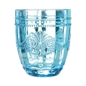 Ensemble de 6 verres à eau 265ml en verre décor arabesque Syrah Ocean 
