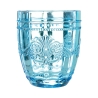 Ensemble de 6 verres à eau 265ml en verre décor arabesque Syrah Ocean 