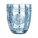 Ensemble de 6 verres à eau 265ml en verre décor arabesque Syrah Ocean 