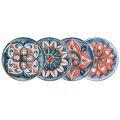 Set van 4 porseleinen pizza-/serveerborden Ø 33cm Le Maioliche Aanbieding