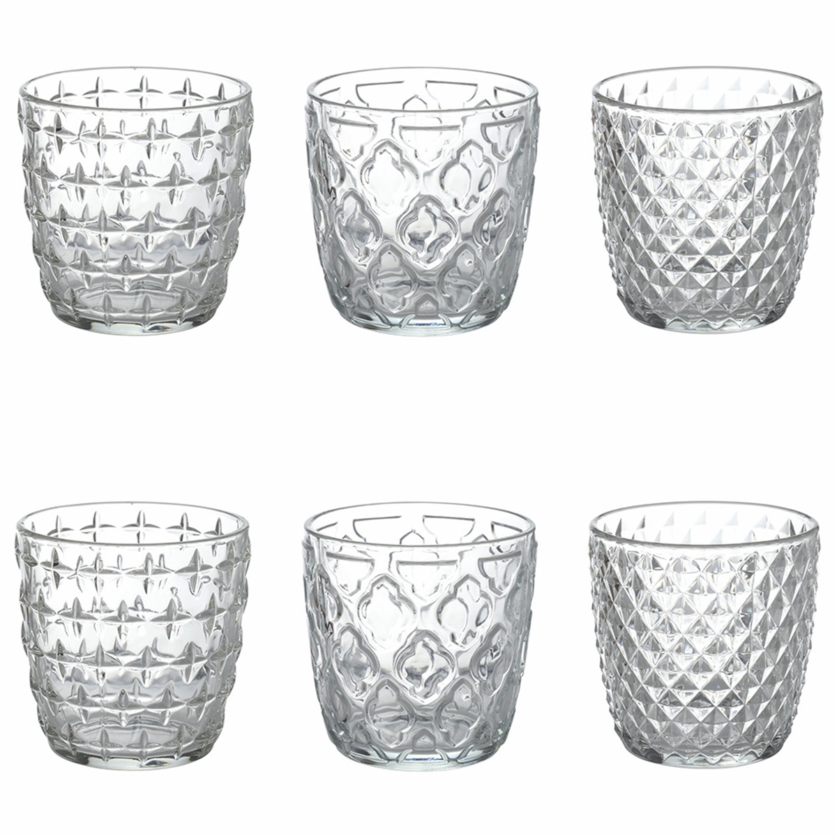 Ensemble de 6 verres à eau transparents en verre 325ml Diversity Promotion Ensemble de 6 verres à eau transparents en verre 325ml Diversity Promotion