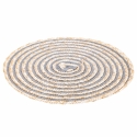 Lot de 6 sets de table ronds en paille tressée Ø38cm Spiral Stone Modèle