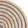 Lot de 4 sets de table ronds en paille tressée Ø38 cm Spiral Prix