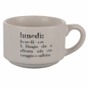 Ensemble de 6 tasses à café en porcelaine 90ml avec support Victionary Week Vente