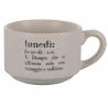 Ensemble de 6 tasses à café en porcelaine 90ml avec support Victionary Week Vente