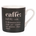 Set de 6 tasses à café en porcelaine avec inscriptions 90ml Victionary Caffè Choix