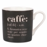 Set de 6 tasses à café en porcelaine avec inscriptions 90ml Victionary Caffè Choix