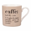 Set de 6 tasses à café en porcelaine avec inscriptions 90ml Victionary Caffè Modèle