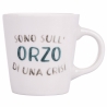 Ensemble de 4 tasses à café en porcelaine avec soucoupe 90 ml avec inscriptions Le Travisate Caractéristiques