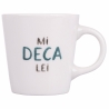 Ensemble de 4 tasses à café en porcelaine avec soucoupe 90 ml avec inscriptions Le Travisate Dimensions