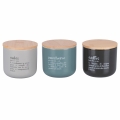 Ensemble de 3 bocaux double face avec couvercle 0,5L Victionary Stones Promotion