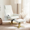 Fauteuil de massage relaxant et chauffant avec repose-pieds Myron Offre