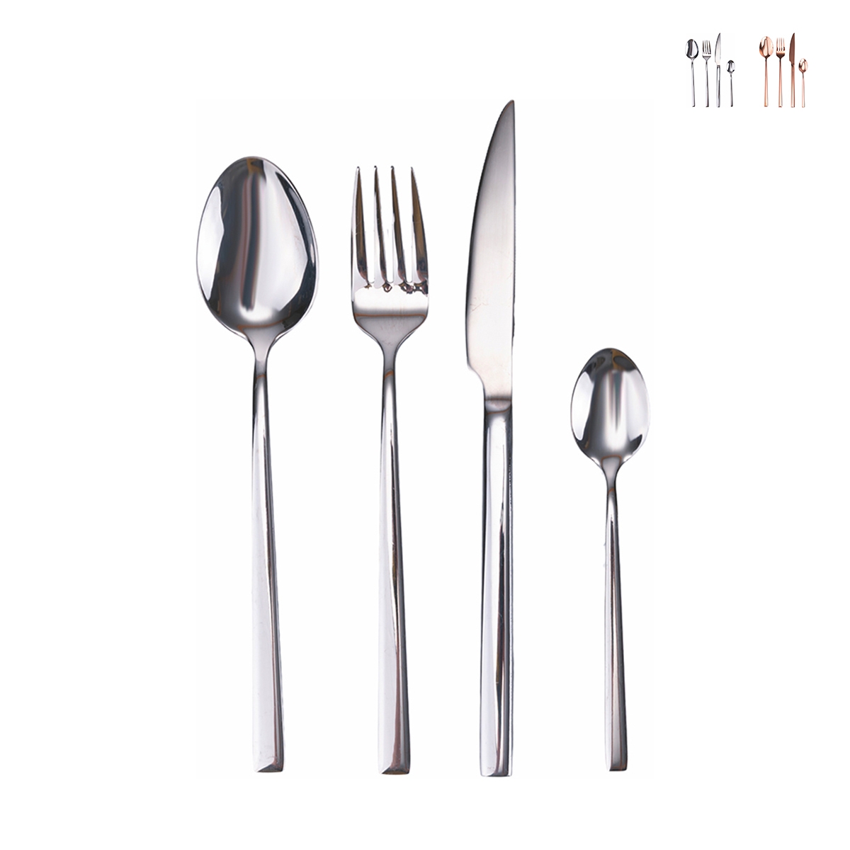 Coffret de 24 couverts en acier inoxydable pour 6 personnes Luxury Villa d'Este Home Tivoli Promotion Coffret de 24 couverts en acier inoxydable pour 6 personnes Luxury Villa d'Este Home Tivoli Promotion