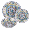Service de vaisselle 18 pièces en porcelaine pour 6 personnes Andalusia Réductions