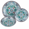 Service de vaisselle 18 pièces en porcelaine pour 6 personnes Andalusia Catalogue