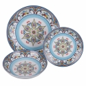 Service de vaisselle 18 pièces en porcelaine pour 6 personnes Andalusia Caractéristiques
