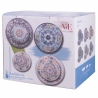 Service de vaisselle 18 pièces en porcelaine pour 6 personnes Andalusia 