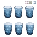 Ensemble de 6 verres à eau 280 ml avec décor en relief Nobilis 2 Réductions