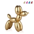 Ballonhond sculptuur in metalen look, hars, Mira-M Aanbieding
