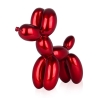 Ballonhond sculptuur in metalen look, hars, Mira-M 
