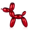Ballonhond sculptuur in metalen look, hars, Mira-M 