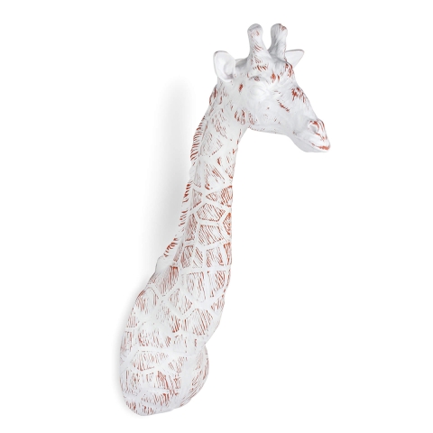 Statue murale en résine girafe multicolore moderne Brysh Promotion