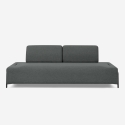 Canapé 3 places design moderne modulable avec tables basses Diadema Offre