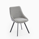 Chaise de salle à manger au design moderne en tissu Navya Modèle