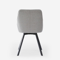 Chaise de salle à manger au design moderne en tissu Navya Caractéristiques