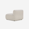Modulair design bankstel met 4 zitplaatsen in stof Yuna-4 Korting