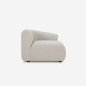 Modulair design bankstel met 4 zitplaatsen in stof Yuna-4 Keuze