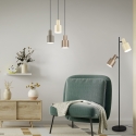 Moderne hangkroonluchter met 3 multicolor metalen lampen Lumak Verkoop