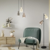 Moderne hangkroonluchter met 3 multicolor metalen lampen Lumak Verkoop