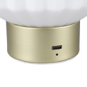 Lampe de table design moderne élégante lumière LED rechargeable Arina Remises