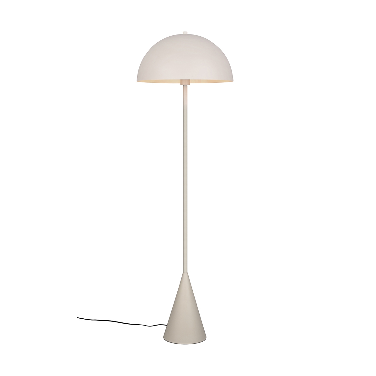 Moderne minimalistische staande lamp in grijs metaal Blask Aanbieding