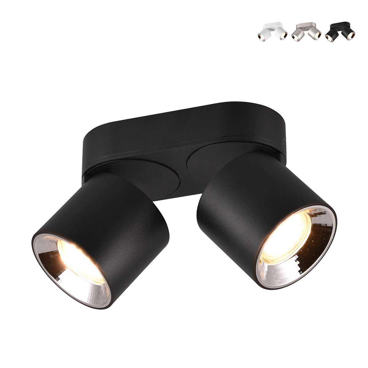 Plafonnier avec 2 spots LED orientables cuisine salle à manger Lusha Promotion Plafonnier avec 2 spots LED orientables cuisine salle à manger Lusha Promotion
